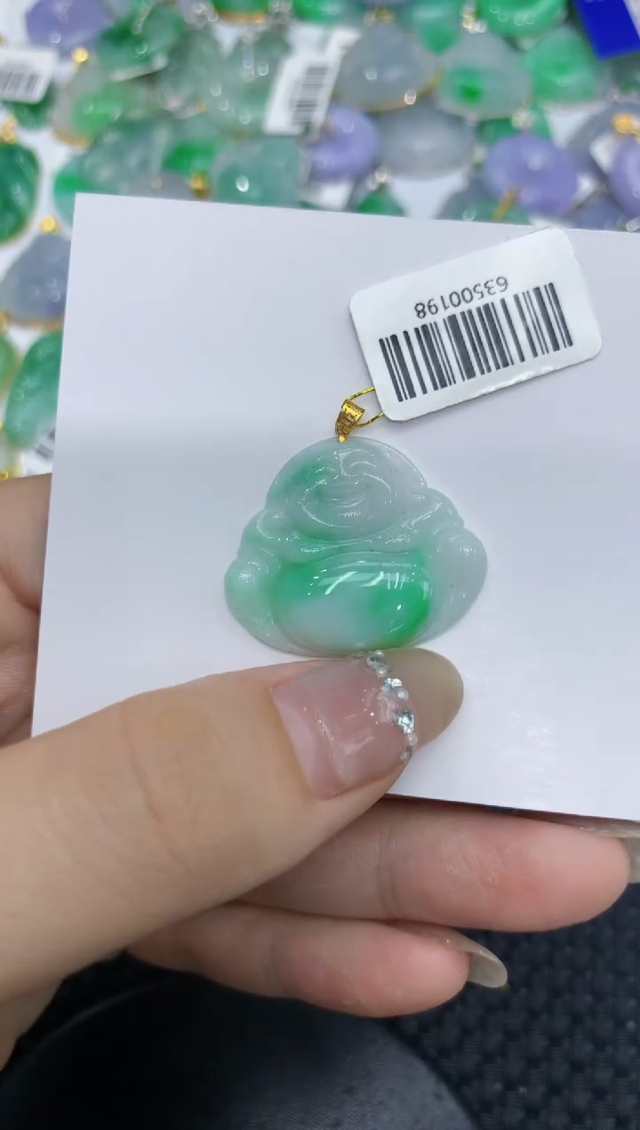 【闪购商品】翡翠颈饰18K金镶嵌222222222