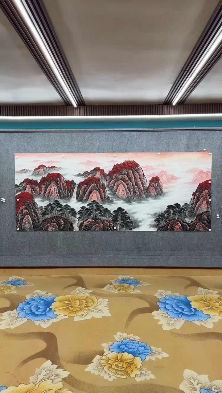 【闪购商品】绘画M王红兵-大丈二-山水国画