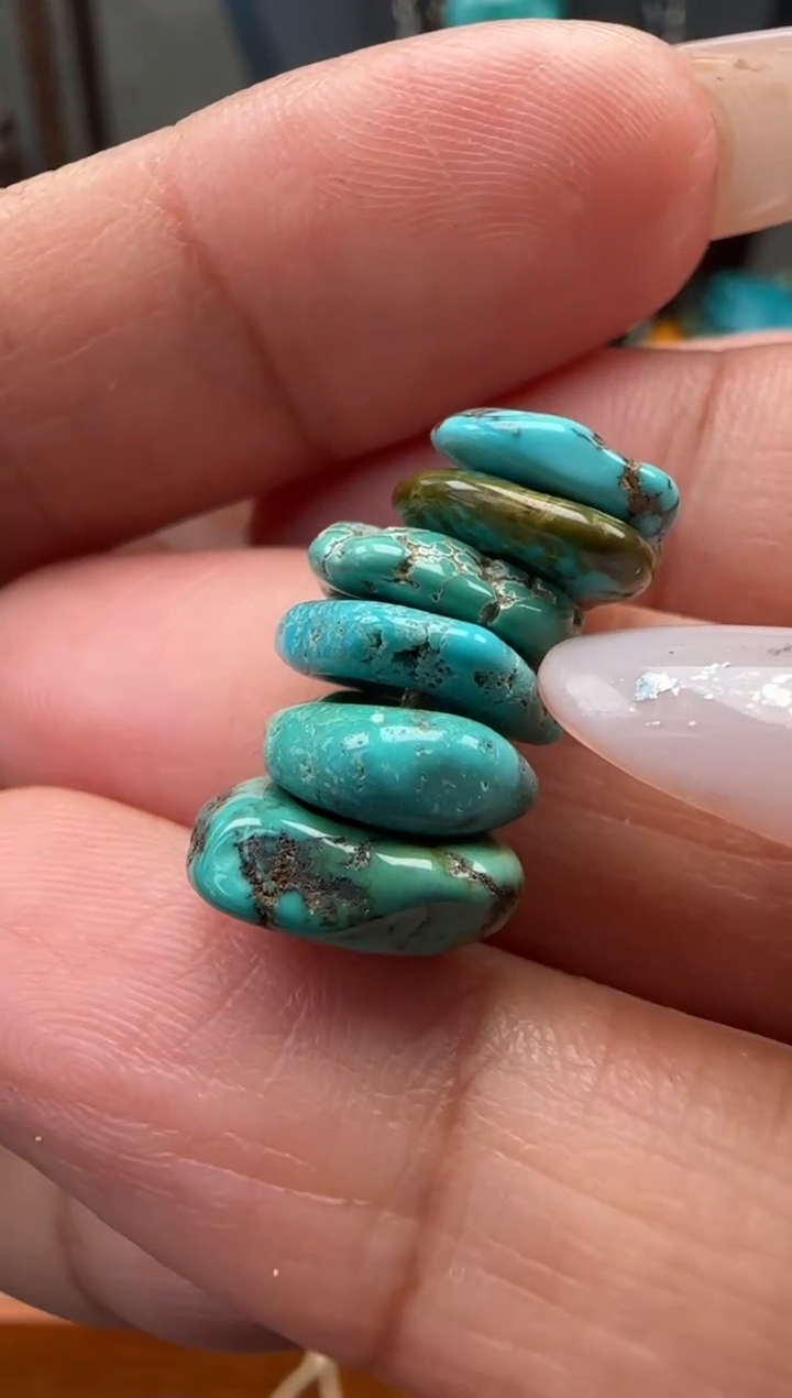 未镶嵌绿松石珠宝奇石绿松石