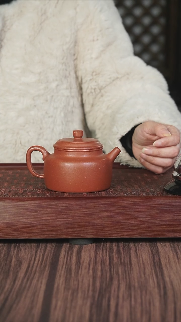 【闪购商品】紫砂茶壶csl   红降坡  德钟