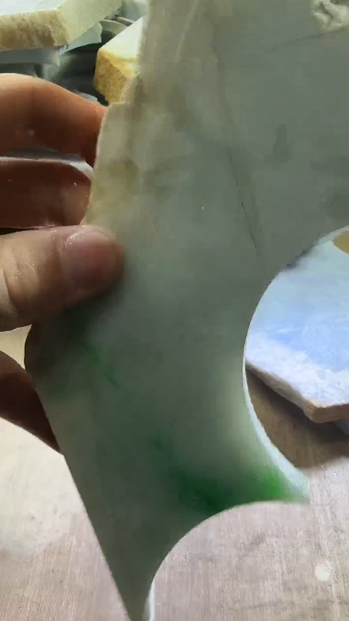 裸石翡翠天然翡翠A货花389