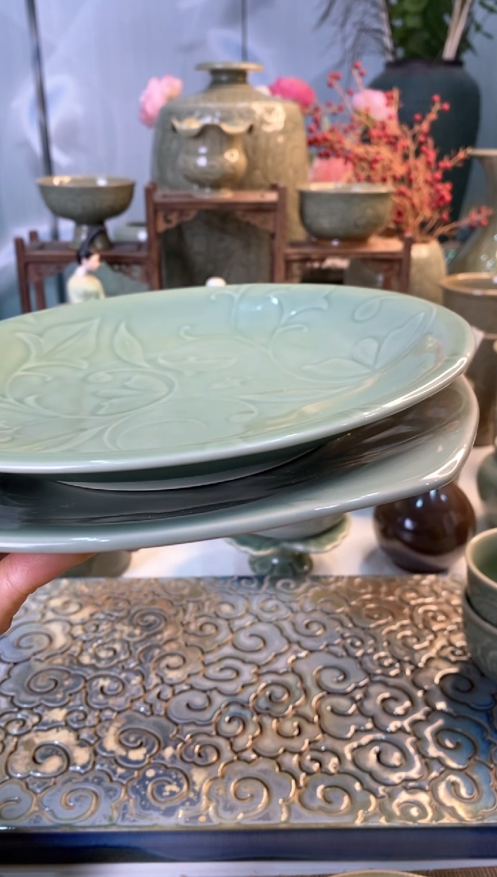 【闪购商品】特价【玉兰系列】两圆盘 两方盘