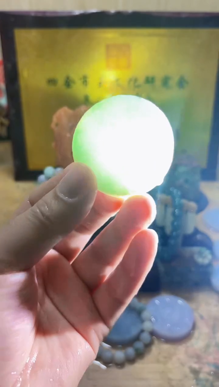 未镶嵌挂件翡翠A货常星7917