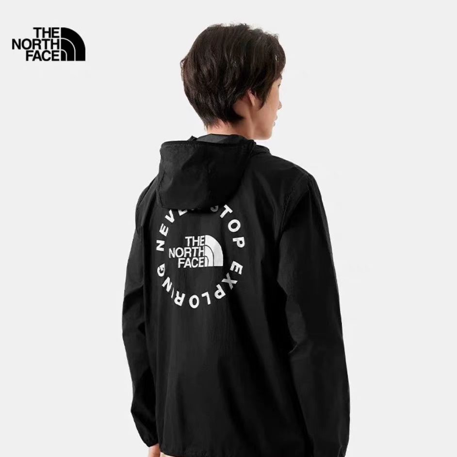 THE NORTH FACE/北面男款防风防晒外套户外连帽印花|87V6