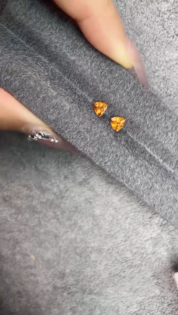 【闪购商品】石榴石（芬达石）裸石未镶嵌1.47克拉