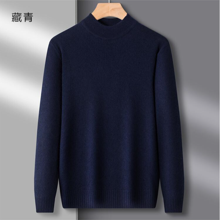 男士冬季毛衣圆领长袖-M122