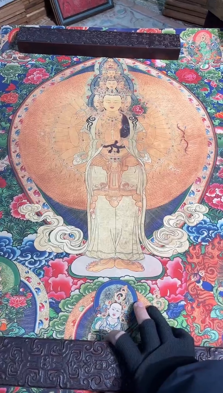 卷轴画路路的唐卡tk160