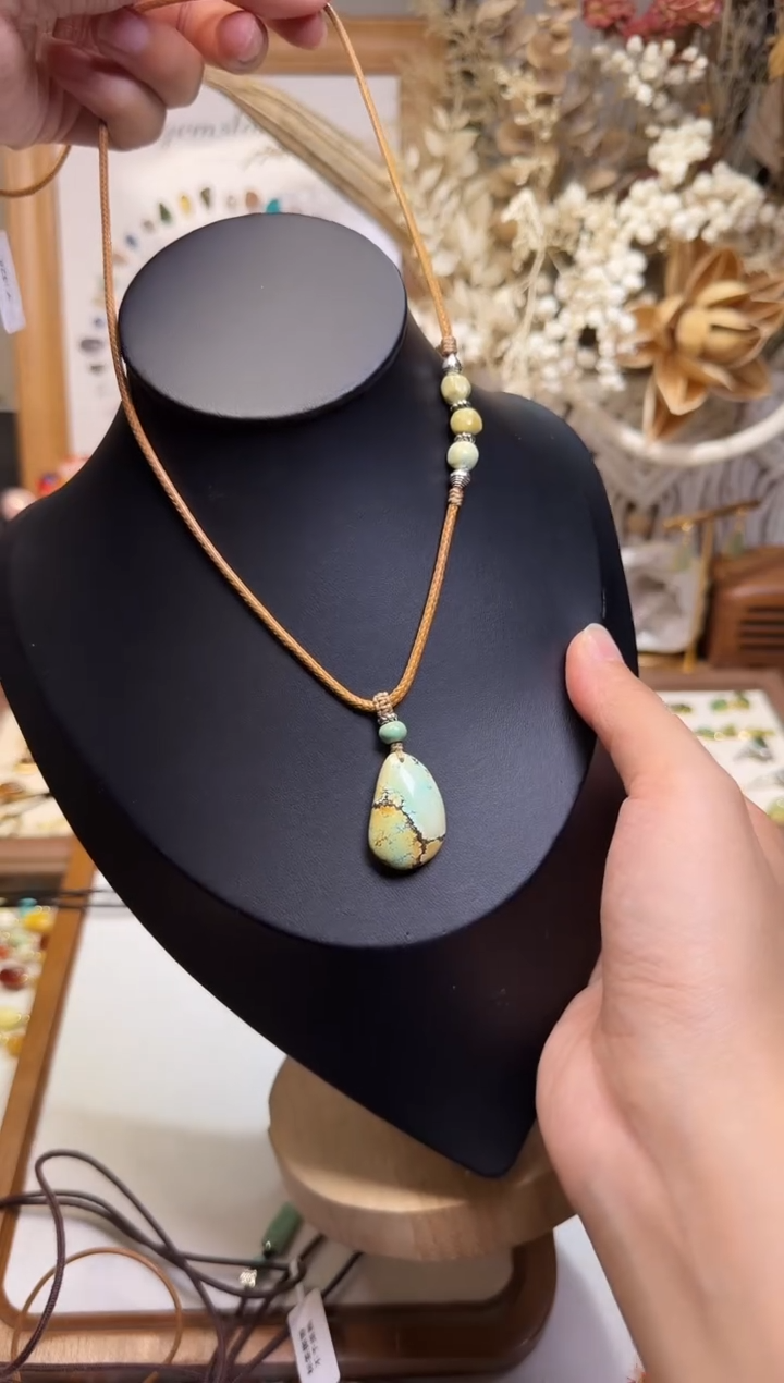 水晶摆件未镶嵌项链