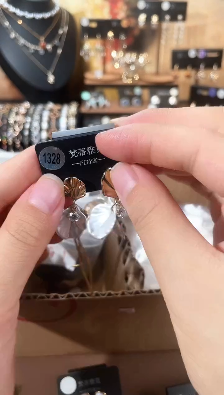 合金925银锆石梵1328