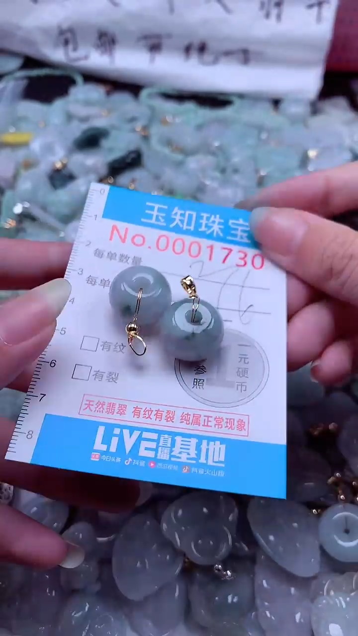 翡翠未镶嵌吊坠(不含链)1730