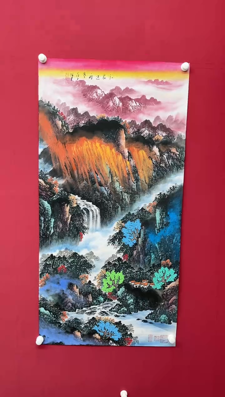 【闪购商品】国画吴-四尺山水/无框/W