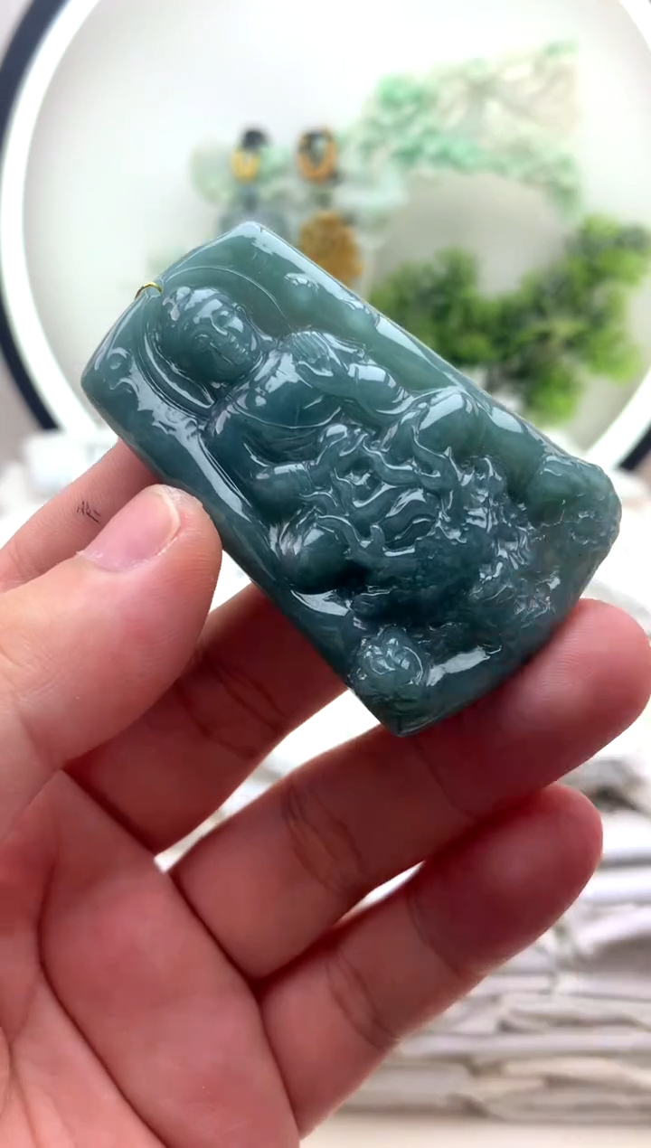 颈饰未镶嵌翡翠阿弥陀佛