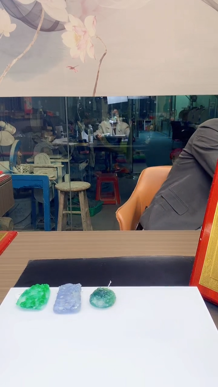 【闪购商品】定制翡翠未镶嵌5143jj-毛货挂件44