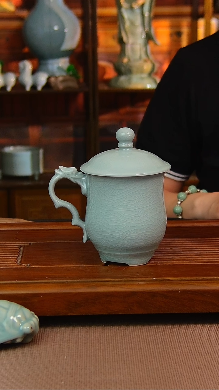 汝瓷茶具原矿汝瓷福利单杯，简装