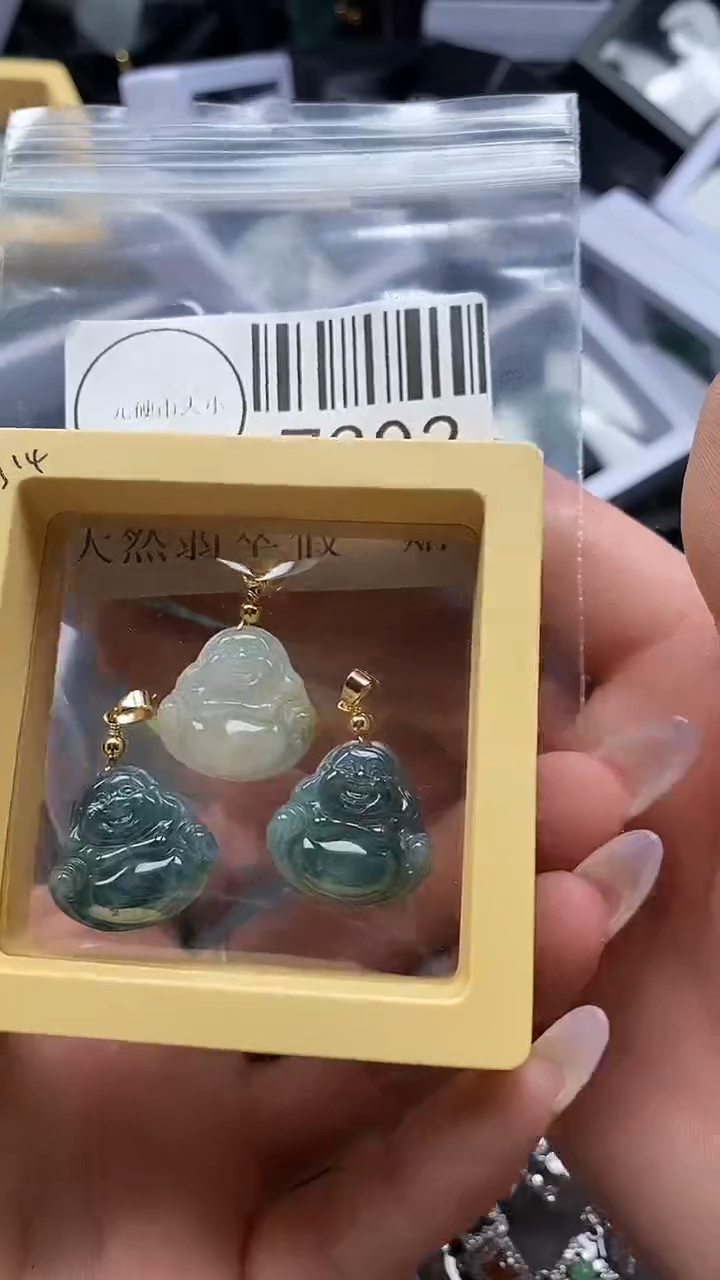 吊坠(不含链)未镶嵌翡翠7303