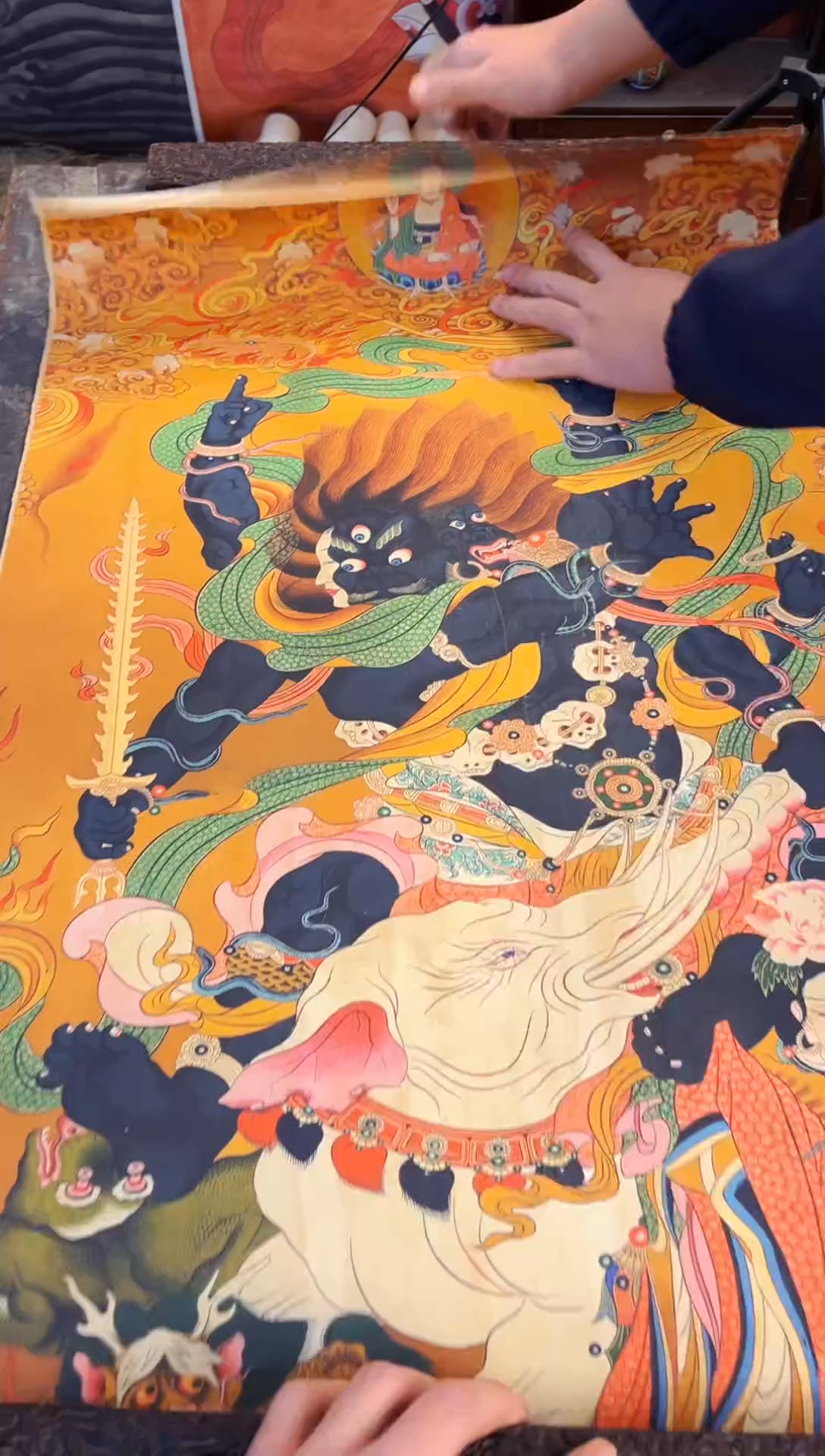 卷轴画大朱画院老刘专属AA14