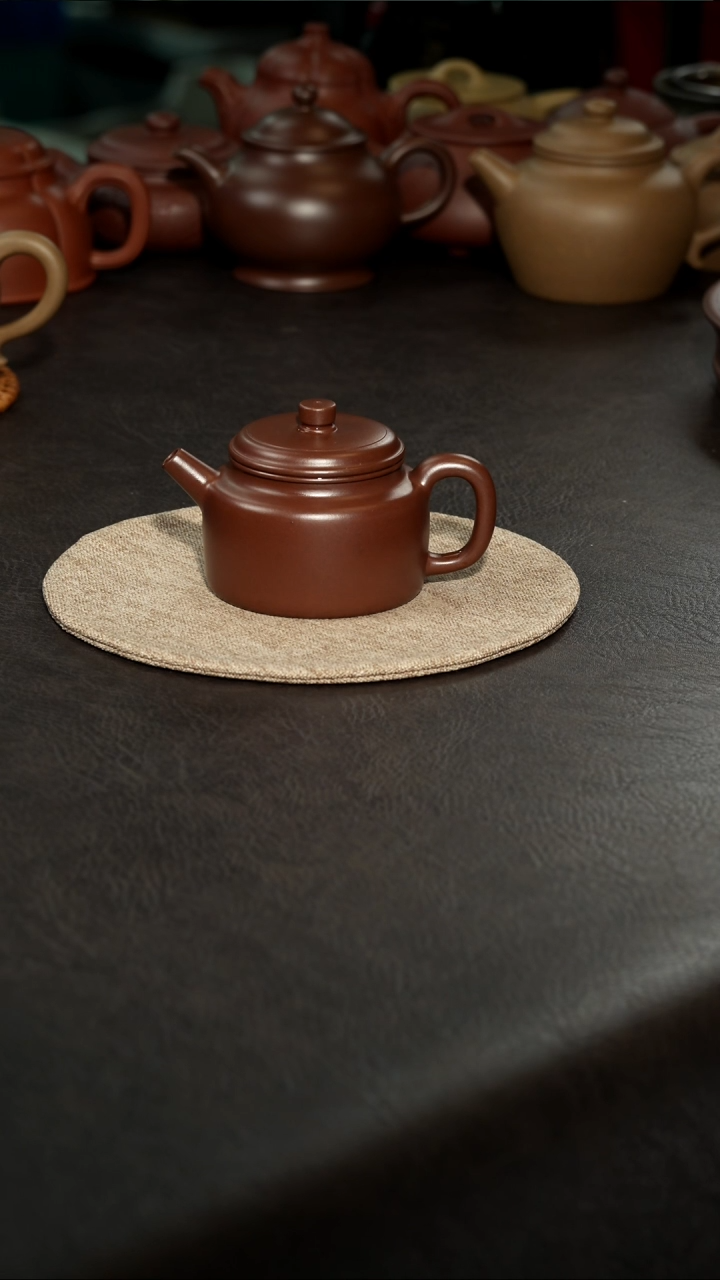 茶壶紫砂07老紫泥德钟