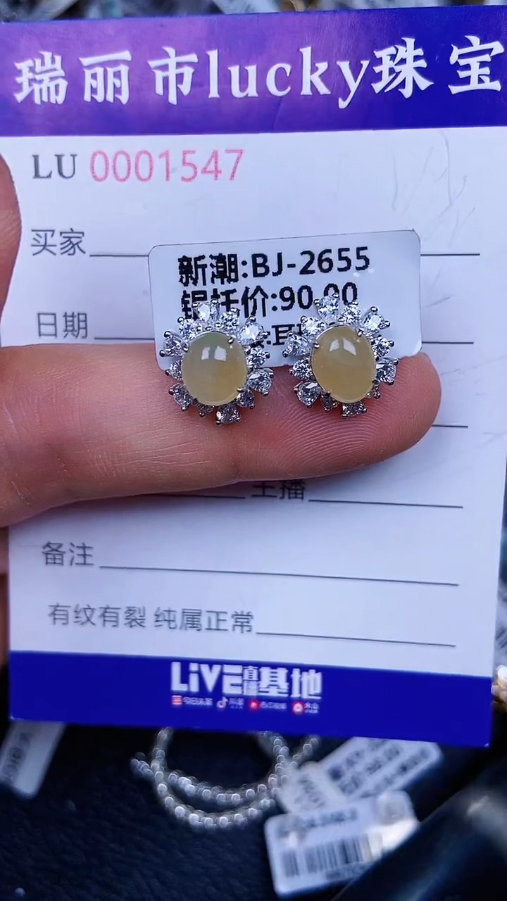 颈饰银S925镶嵌翡翠1547