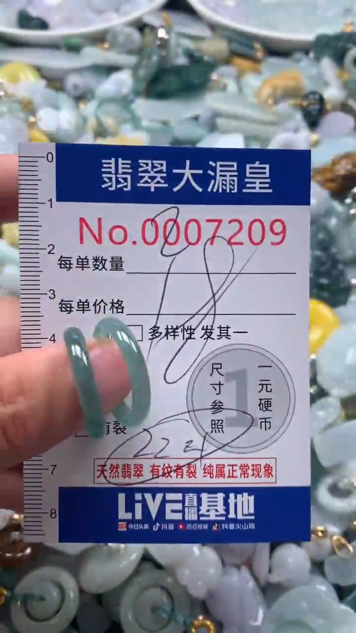 【闪购商品】翡翠吊坠(不含链)未镶嵌7209