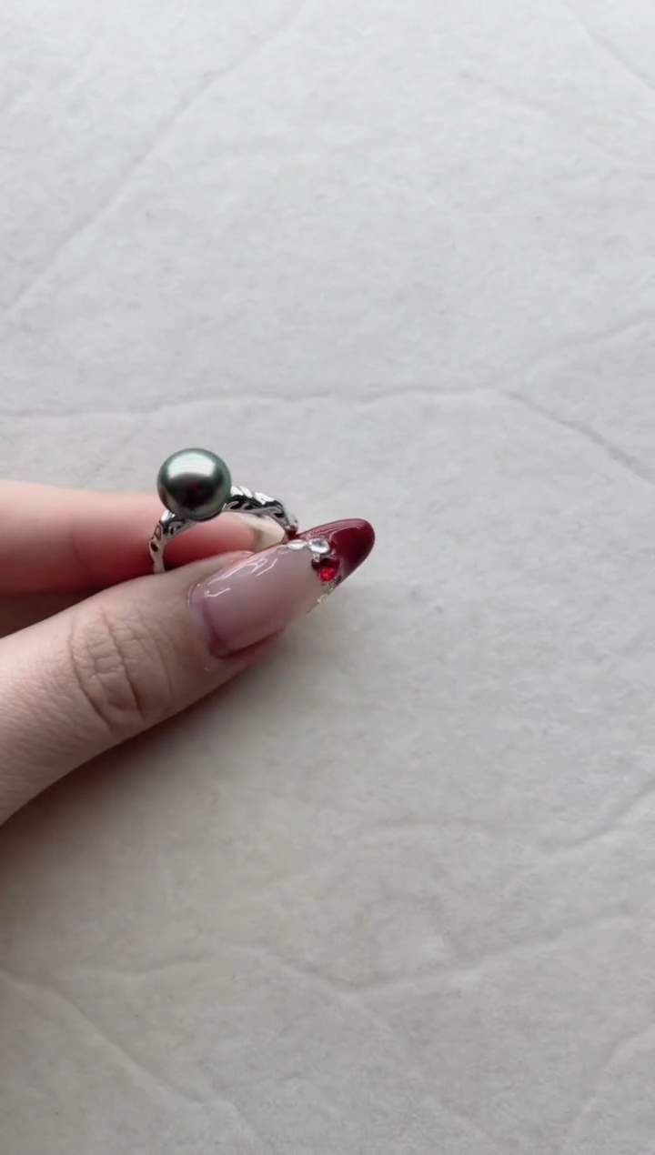 【闪购商品】海水珍珠戒指银S925镶嵌Y57