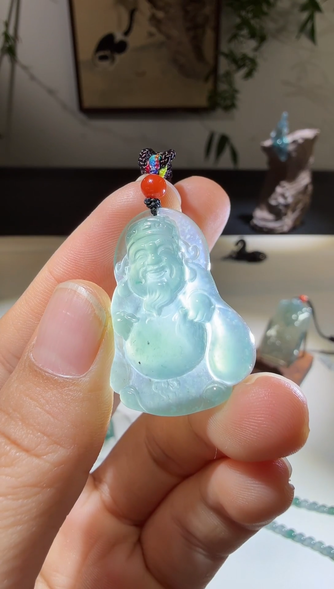 吊坠(不含链)未镶嵌翡翠财神