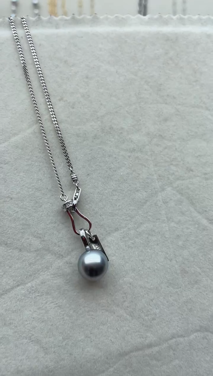 【闪购商品】海水珍珠套链银S925镶嵌A61