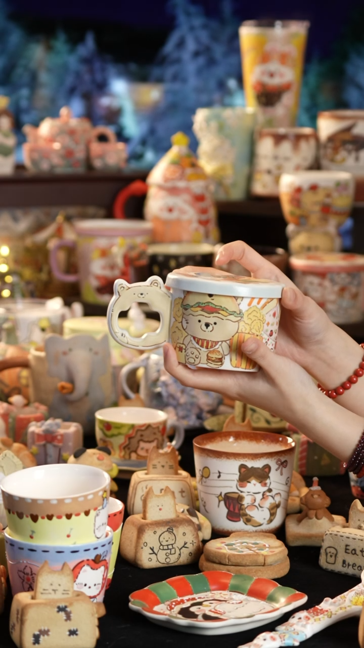 其他陶景德镇釉下彩手绘设计师款陶瓷