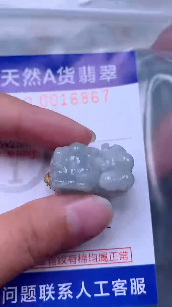 翡翠未镶嵌吊坠(不含链)1