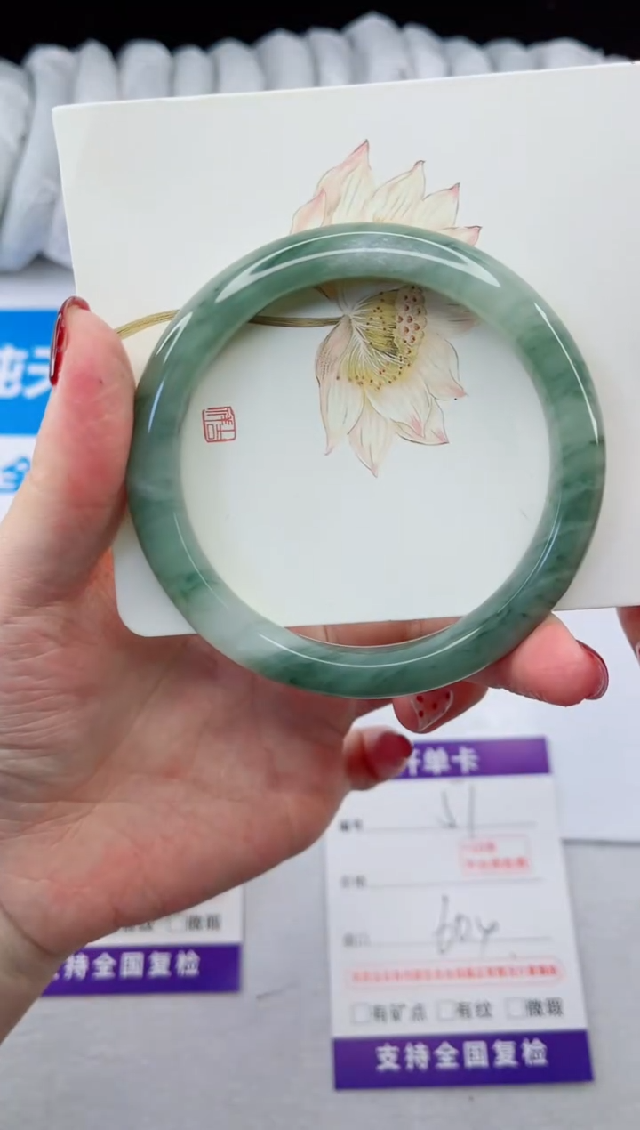 【闪购商品】石英质玉手镯合金51-60.4