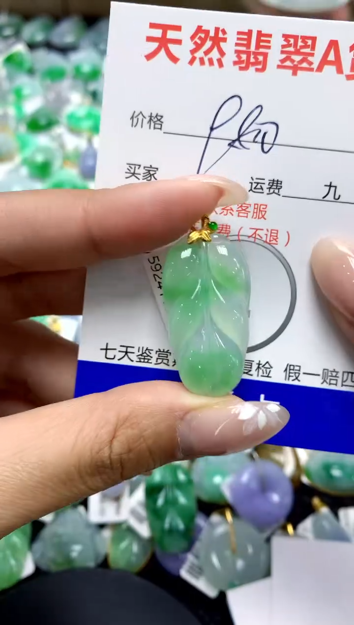 【闪购商品】翡翠颈饰18K金镶嵌111111111111