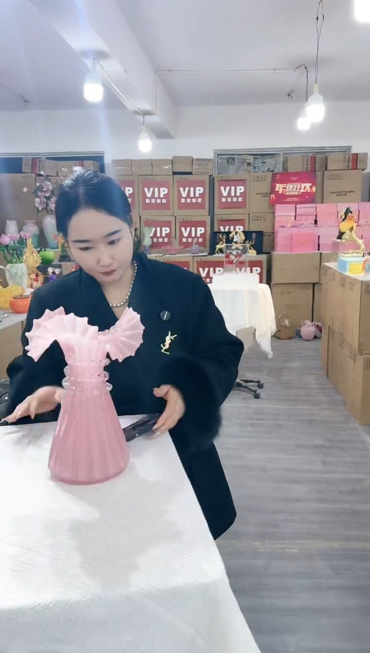 【闪购商品】琉璃静姐花器J-品50