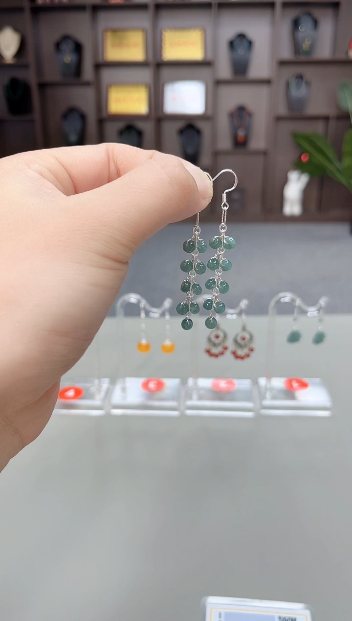 未镶嵌翡翠耳饰911000