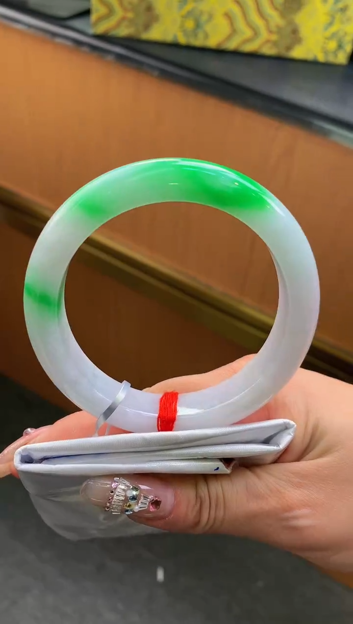 未镶嵌手镯翡翠-F226-正圈60.2