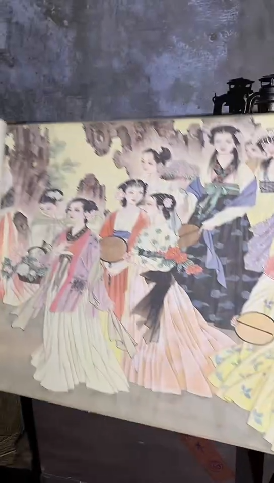 木精品-----------------------摆件  二十四美  横幅