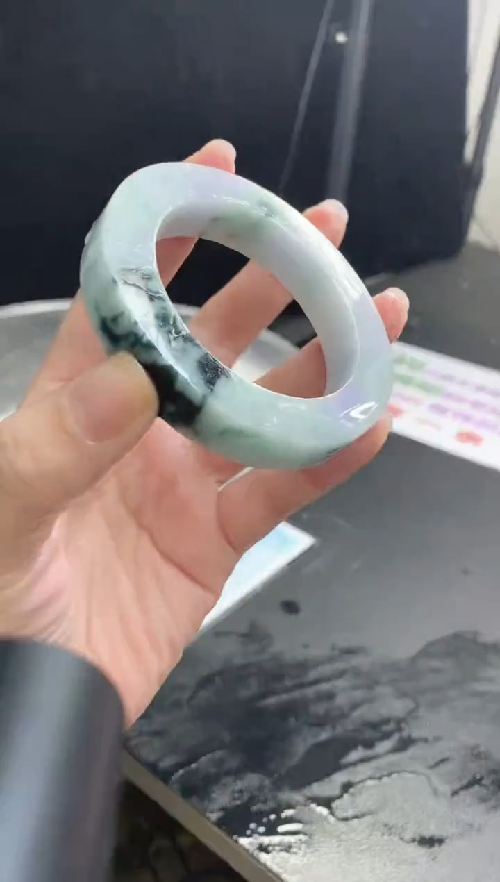 【闪购商品】定制翡翠手镯未镶嵌49  53-61正