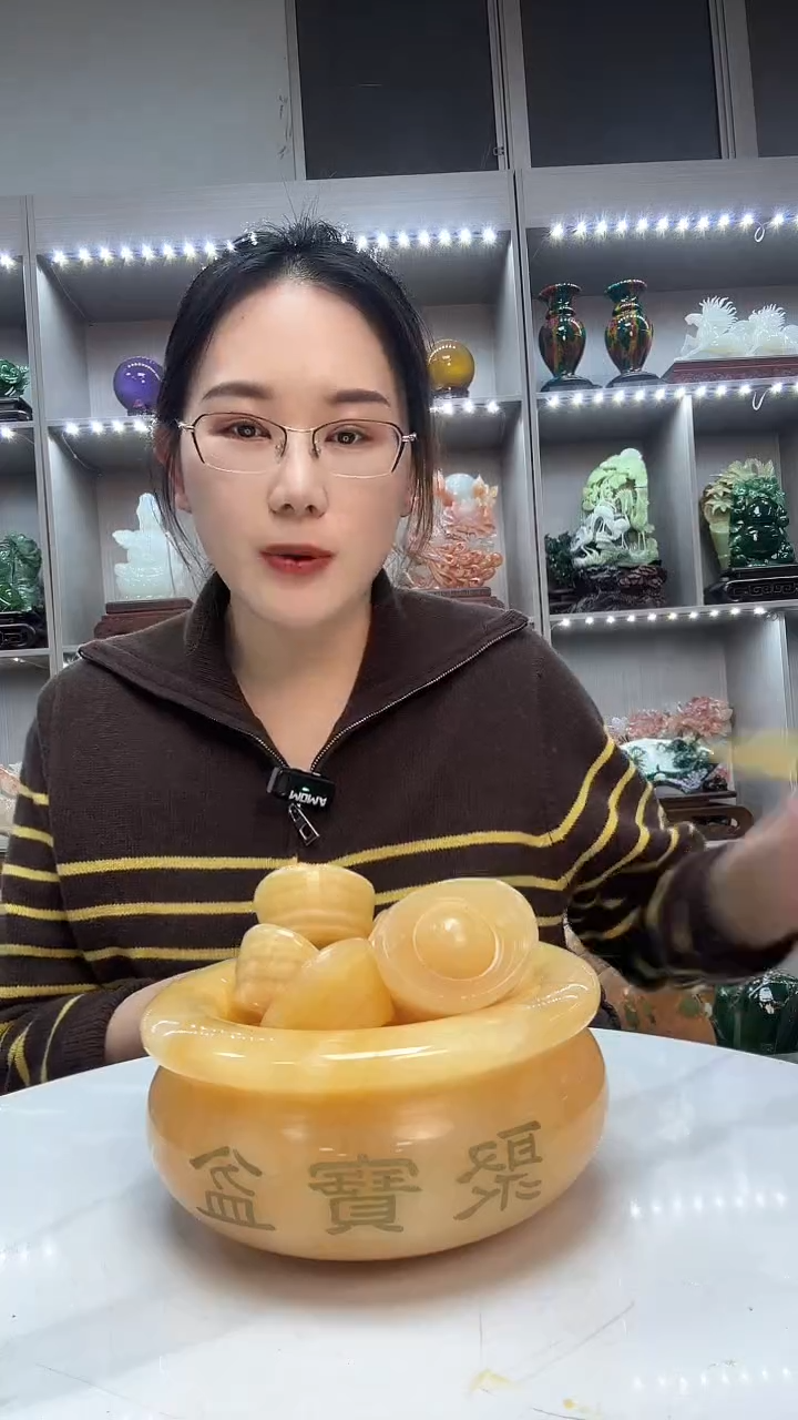 石材天然石材家居摆件办公室客厅玄关高档摆件