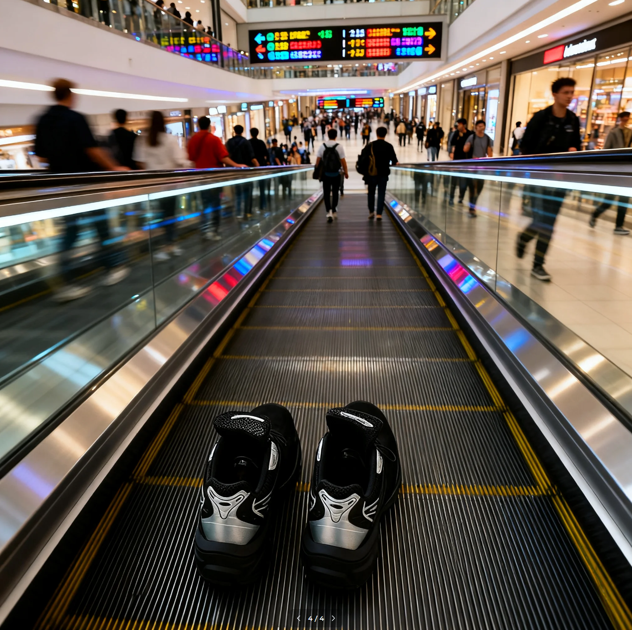 旷世（KUANGSHI）系列-标高360无死角头层牛皮潮鞋休闲男鞋