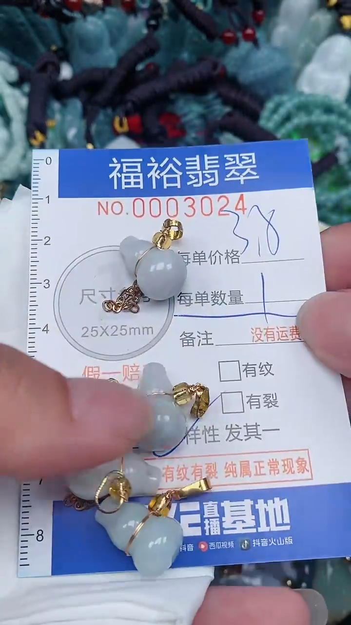 翡翠未镶嵌颈饰...0003024多样性发其一
