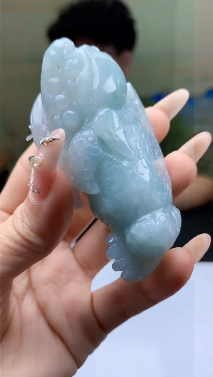 【闪购商品】定制翡翠未镶嵌4688ty-毛货挂件54
