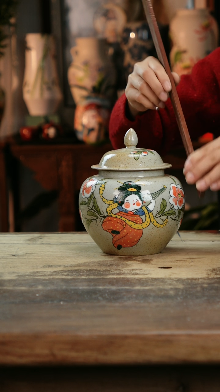 【闪购商品】瓷片景德镇纯手工釉下彩精品茶具