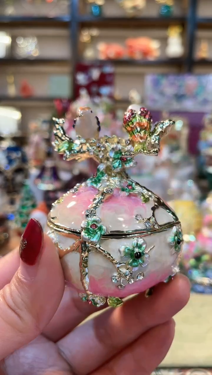 【闪购商品】精致珐琅彩首饰盒