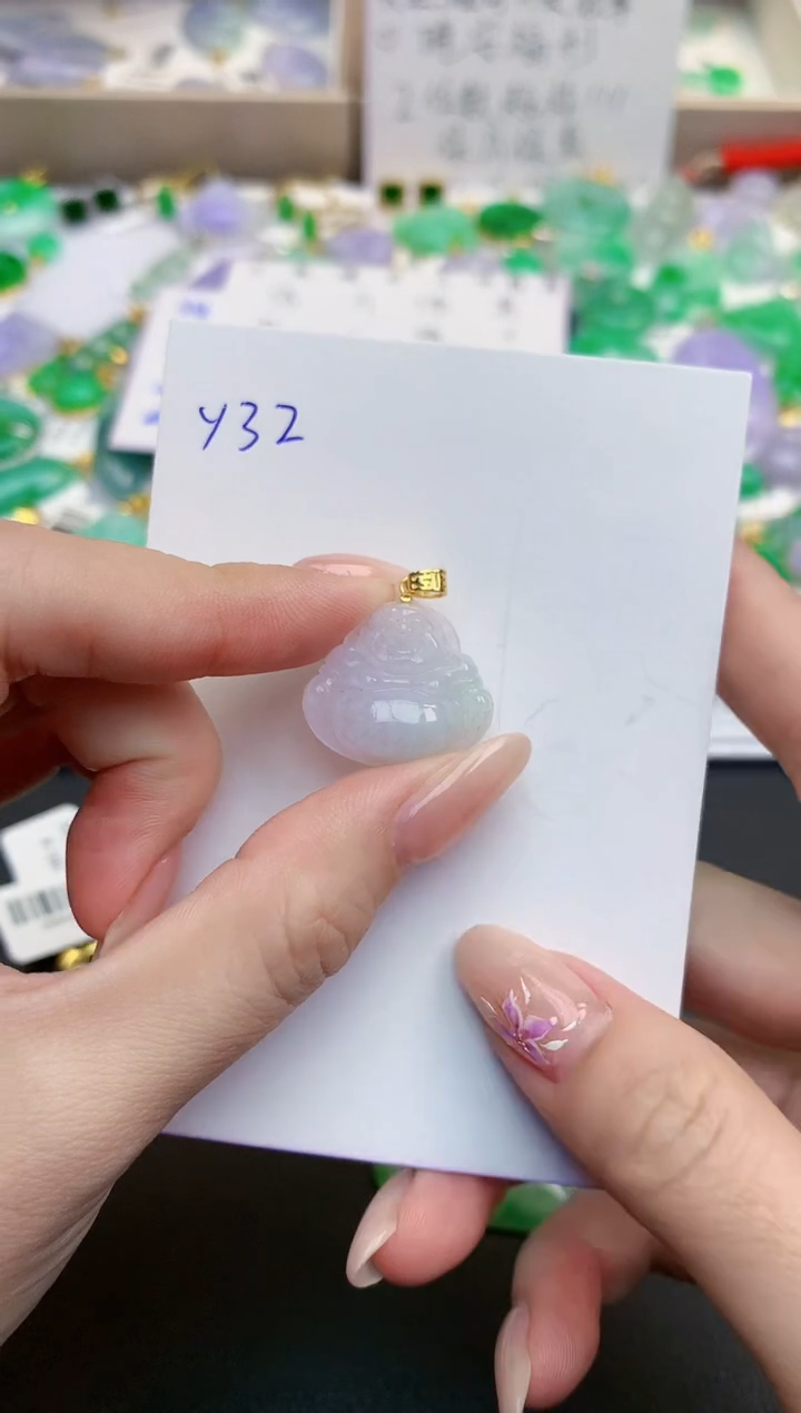 颈饰未镶嵌翡翠天然缅甸A货翡翠