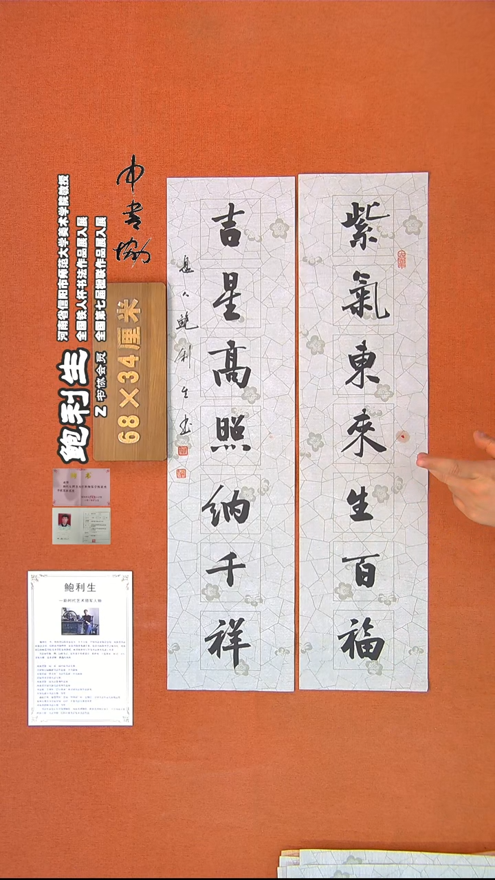 【闪购商品】书法62鲍利生书法作品