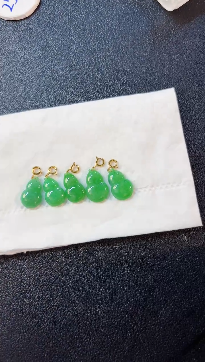 【闪购商品】翡翠颈饰18K金镶嵌h缅料A货/多样性发货/一件