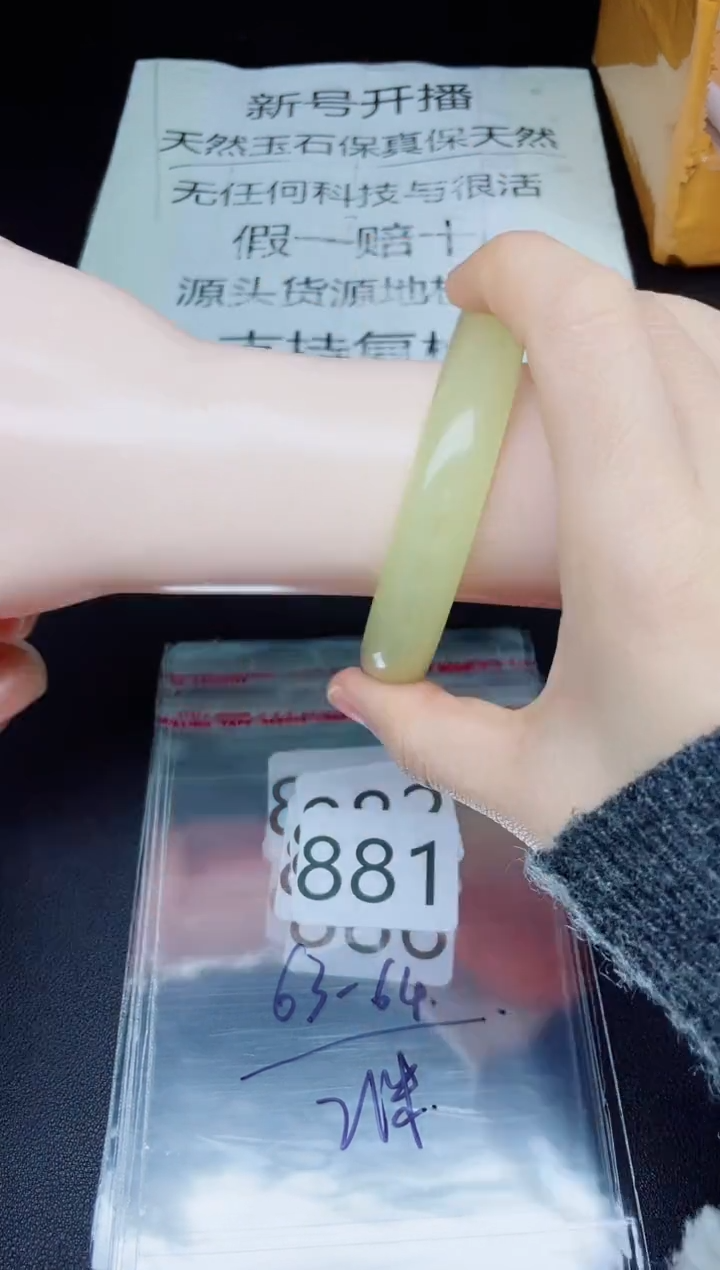 未镶嵌手镯石英质玉881