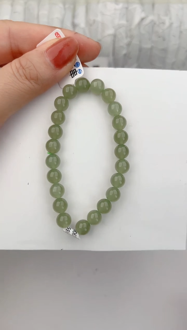 手链未镶嵌和田玉1颜色微差无瑕疵