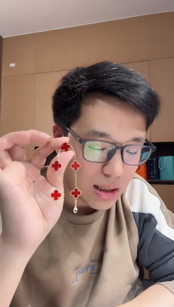 【闪购商品】玛瑙/玉髓手链18K金镶嵌红色k黄，五花手链GHJ25版