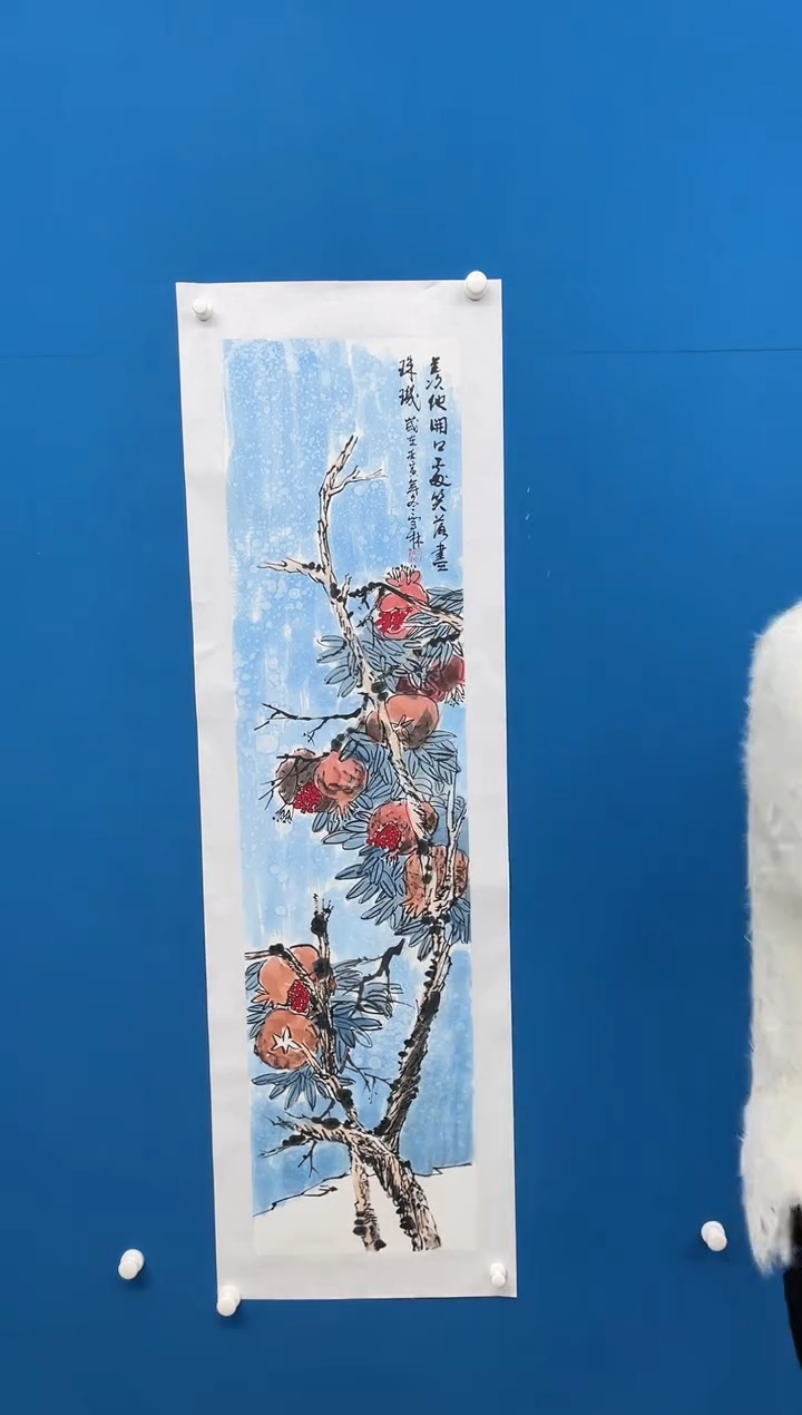 【闪购商品】国画张-蓝皮书原作山水/无框/W带蓝皮书