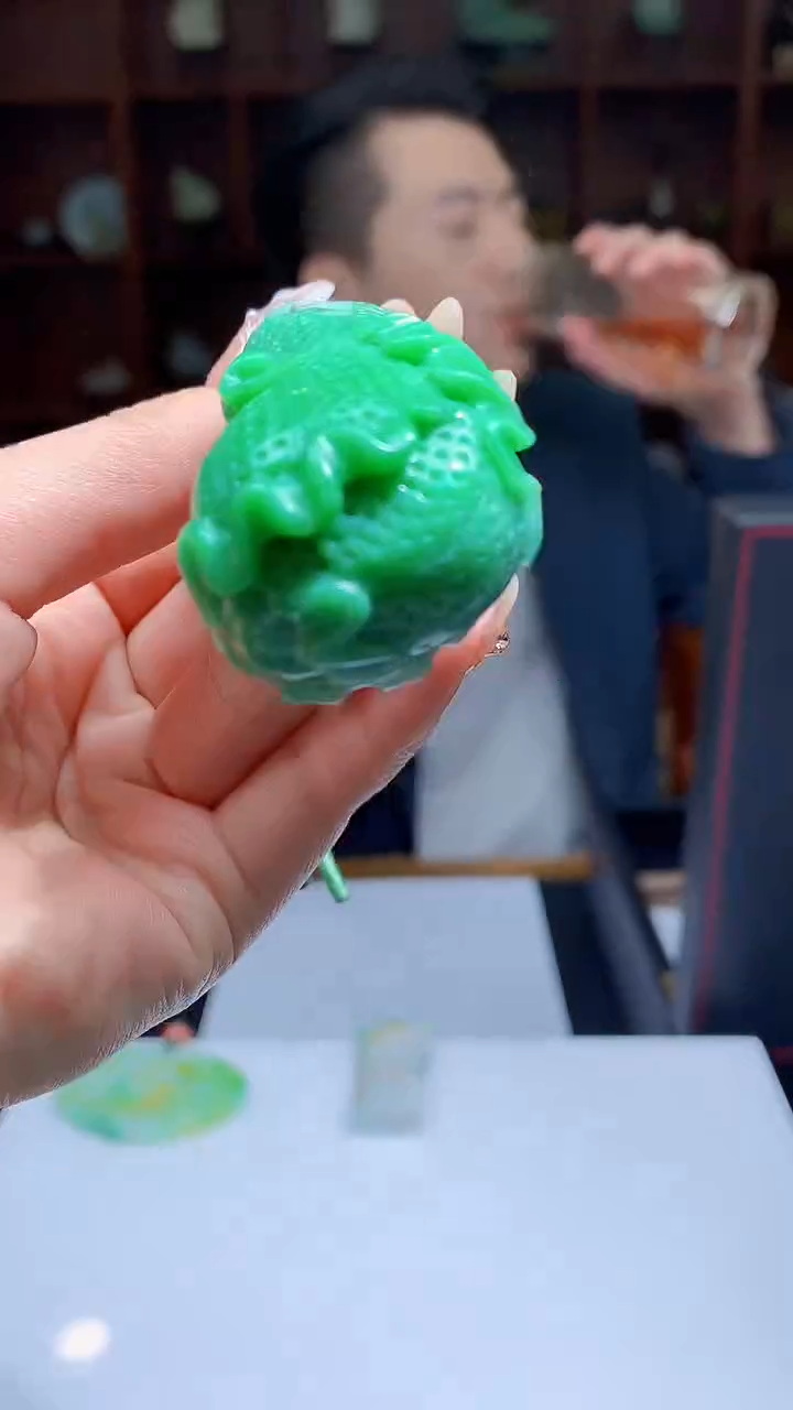 【闪购商品】定制翡翠未镶嵌8046jj-毛货挂件11