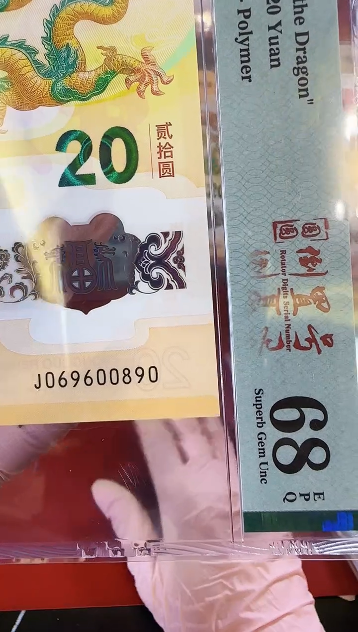 【闪购商品】塑料2024龙钞单张啊啊啊啊啊